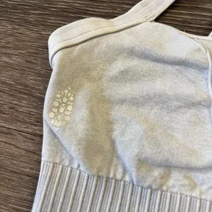 Free People Movement Light Gray Sports Bra thumbnail 2