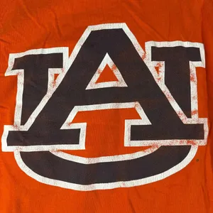 Vtg Auburn Tigers Jansport Medium Orange Long‎ Sleeve Tee Front Back Graphic thumbnail 9