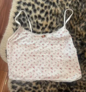 Floral pj tank top thumbnail 1