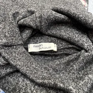 Million Bullpup Sweater with Elbow Patches Gray Tunic Dress Size Large L USA‎ thumbnail 4