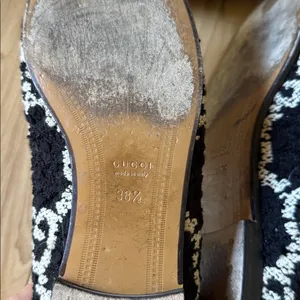 Gucci Jordaan tweed loafers thumbnail 9