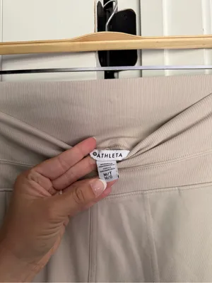 Athleta Venice High Rise tan tall joggers Abalone pants thumbnail 4