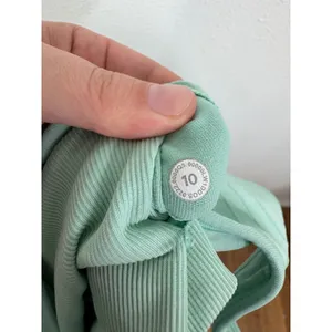Lululemon Ebb to Street Cropped Tank Top Rib Map Wild Mint Ice Green Size 10 thumbnail 7