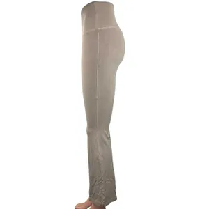 Aritzia TNA Chill Atmosphere Beige Flare Boot Cut Yoga Leggings Sweat Pants thumbnail 2