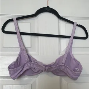 Aerie Lilac Textured Underwire Bikini thumbnail 2