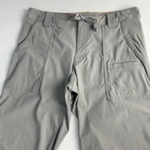 Lucy Capri Pants Athletic‎ Stretch Nylon Gray Women Size XS Cropped Pockets thumbnail 3