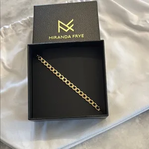 Miranda Frye Flat Link Sydney Bracelet Gold thumbnail 1