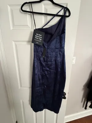 Lulus Navy blue midi dress thumbnail 6