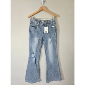 PTCL Flared Blue Jeans Distressed Size 29‎ Stretch Nordstrom NWT thumbnail 3