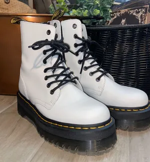 Dr. Martens White Platform thumbnail 1