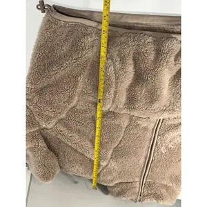 Aeropostale Fuzzy Fleece Half Zip Pullover Jacket Tan Size‎ M thumbnail 7