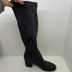 Sam Edelman Women's Vinney Round Toe Knee High Boots Size 7 dark Gray suede thumbnail 5