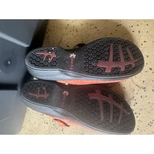 Rocky 4Eursole Sz 40 /10 Nurse Clogs Brick Red Nubuck RKYH042 thumbnail 9