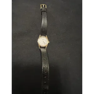 Pulsar Women's Gold Tone Embossed Leather Strap Watch Vintage thumbnail 3
