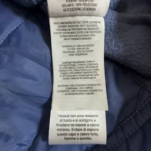 Columbia Womens Blue Quilted Fleece Mix Puffer Vest Small Full Zip Mock Neck thumbnail 6