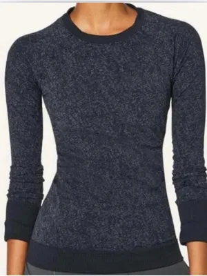 Lululemon Women Rest Less Pullover Lightweight Sweater Gray thumbnail 1