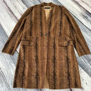 BLANK NYC Copperhead Faux Leather Trench Coat thumbnail 2