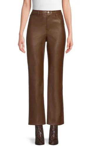 No Boundaries Junior’s Faux Leather Pants thumbnail 1