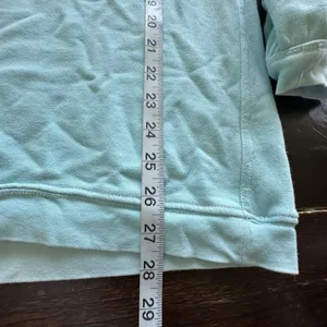 Aerie Go-To Sweatshirt Sz M Crewneck Blue Oversized Slouchy thumbnail 7