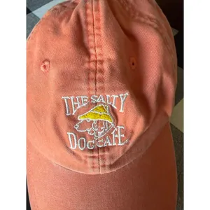 The Salty Dog Cafe Embroidered Orange Baseball Cap thumbnail 2