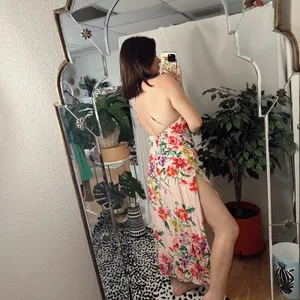 Privacy please Floral Halter Open Back Maxi Dress Pink thumbnail 2