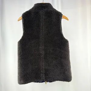 J. Crew Plush Fleece Vest‎ in Black Size Extra Small thumbnail 3