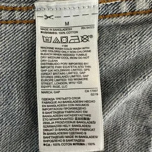 Light-wash GAP denim jacket M Jean Women's classic blue thumbnail 3