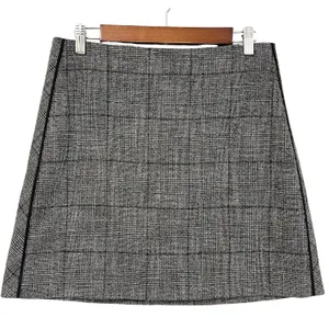 Banana Republic Side Stripe Skirt Womens 6 Dark‎ Academia School Girl Gothic thumbnail 1