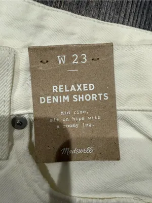 Madewell Mid rise Relaxed Fit Denim Shorts thumbnail 2