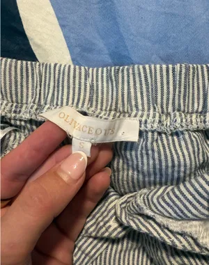 Olivaceous Backless Seersucker Halter Top thumbnail 3