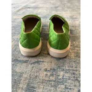 Franco Sarto Green Quilted Leather Platform Sneaker Size 6.5 thumbnail 5