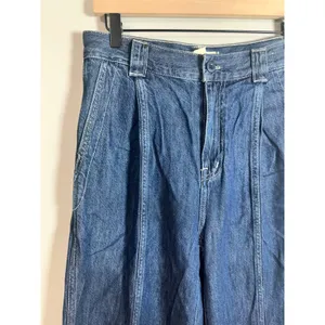 Madewell Perfect Vintage Wide Leg‎ Jean Seam Edition Blue Trouser 27 High Rise thumbnail 6