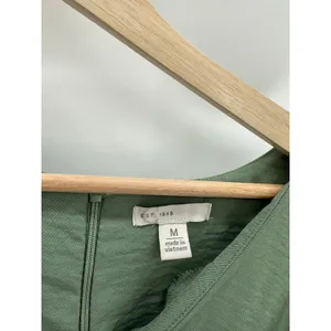 Cato Womens Sage Green Dress Size M Belted Boho 3/4 Sleeve Church Weekend‎ thumbnail 6