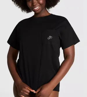 New PINK 100%‎ COTTON BLING TEE thumbnail 1