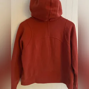 LULULEMON Loungeful Hoodie Sweatshirt Pullover Fleece in Red Rock Size 6 thumbnail 11