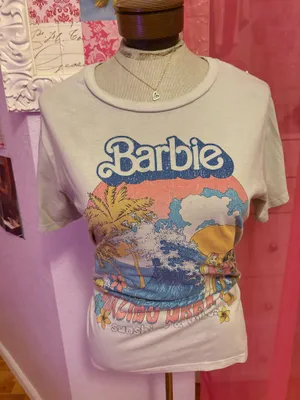 Barbie Graphic Tee White thumbnail 1