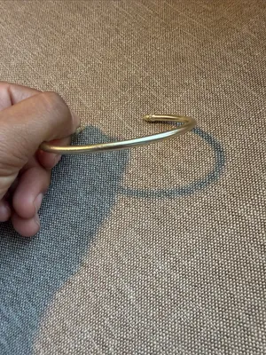 Kendra Scott Gold-Tone Open Cuff Bracelet with Pointed Ends thumbnail 4