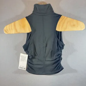 615‎ | NWT Lululemon See the Horizon Tank Black Ruched Mock Neck Size Small thumbnail 2