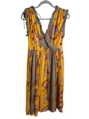Anthropologie Let Me Be Beaded Maxi Dress XS thumbnail 5