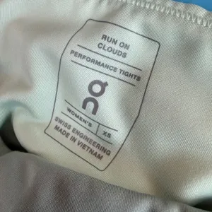 On Cloud OC Women's Performance Tights Leggings Moss Creek Size XS thumbnail 6