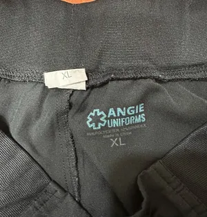 Angie Uniforms Scrub Set Black Size XL thumbnail 5