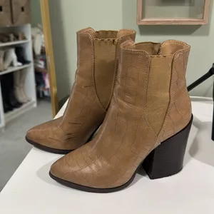 NastyGal Croc’s Not To Love Faux Leather Boots thumbnail 6