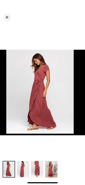 L space maxi wrap dress  thumbnail 2