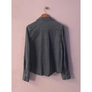 H&M Black Wash Denim Shirt Jacket Size S GUC thumbnail 10