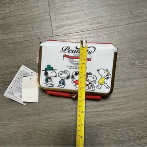 snoopy peanuts makeup case mini bag clutch Red thumbnail 7