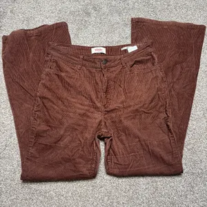 Wrangler Women’s Brown Corduroy High-Rise Fierce Flare Jeans 12x32 thumbnail 1