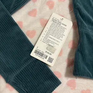 Lululemon scuba track jacket velvet size 2 NWT thumbnail 4