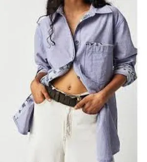 We The Free Free People Two to One Button Down Top thumbnail 2