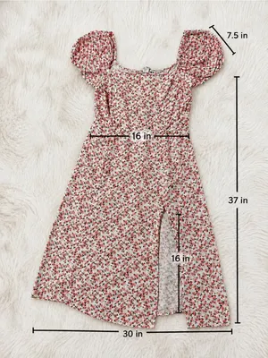 🌸FRANCESCA'S | Pink  Floral Dress🌸 thumbnail 5