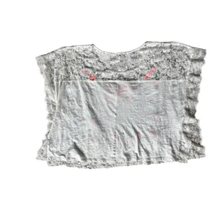 Umgee Women's Loose Fitting Short Floral White Top thumbnail 3